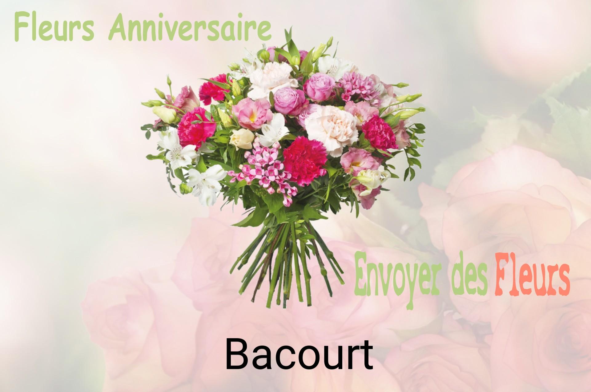Bouquet de fleurs d’anniversaire livré à Bacourt